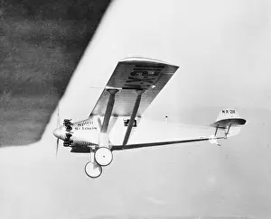 View of Charles Lindberg's Plane