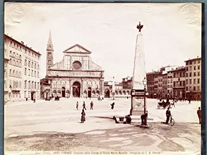 Florence Prints: View of Church of Santa Maria Novella