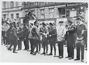 View of Citizens During Election Day in Germany