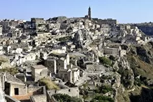 View of the city of Matera in Basilicata