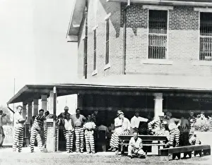 Baton Rouge Prints: View of Convicts at Angola Prison Farm