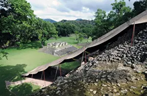 Copan Prints: View of Copans Monument Plaza