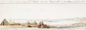 Beacon Hill Prints: View of the country around Boston