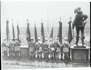 Lustgarten Prints: View of Crowd During Berlin Unrests