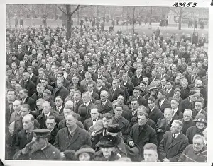 Rally Prints: View of Crowd at Bonus Rally