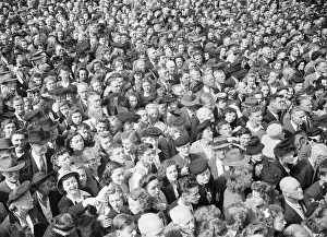 View of Crowd Listening at Ceremony