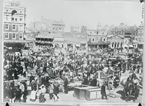 View of Crowded Square