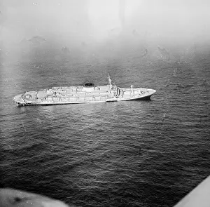 Nantucket Prints: View of Damaged Andrea Doria on The Ocean