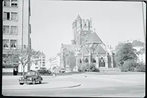 Caen Prints: View of Damaged Church