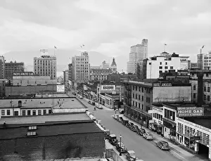 Vancouver Prints: View of Downtown Vancouver