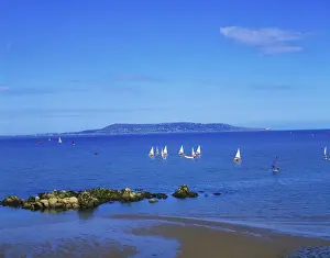 View of Dublin Bay from Monkstown towards Howth Head, County Dublin, Ireland