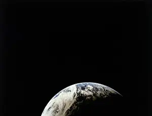 Huty34483 Prints: View Of Earth, Apollo 4