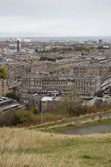 Images Dated 27th October 2016: View on Edinburgh seen from Calton Hill, United Kingdom