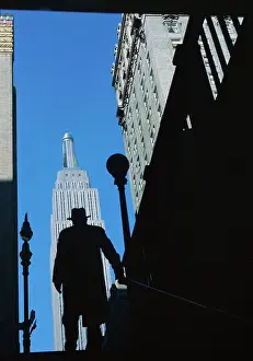 Subway Station Prints: View of Empire State Building