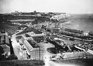Attacking Prints: View Of English Channel City Of Dover