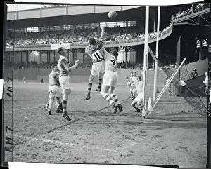 View of Football Players in Action