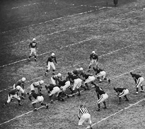 Chicago Bears Prints: View of Football Players in Position