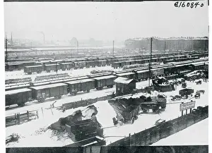 Desolate Prints: View of Freight Train Stations