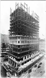 View Of Fuller Building Under Construction