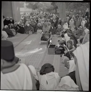 Marrakech Prints: View of funeral for Hadj Thami, Pacha of Marrakech