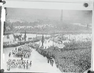 Homage Prints: View of Funeral Procession for Ferdinand Foch