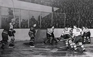 View of game Between Rangers and Maple Leafs
