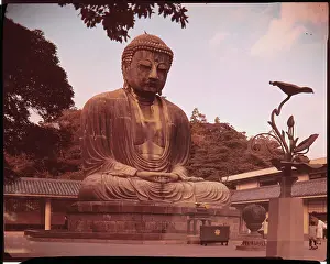 View of Giant Statue of Buddha