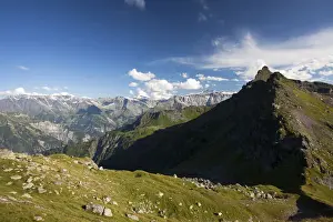 Canton Prints: View towards the Glarus Alps from Vorder Hohberg Mountain near Glarus