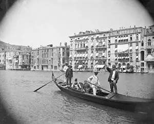 Town Scene Prints: View of Gondola