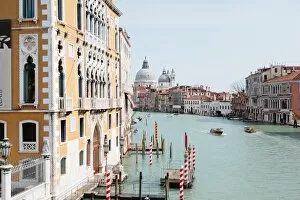 Images Dated 10th March 2016: View down The Grand Canal towards Santa Maria della Salute, Venice Italy