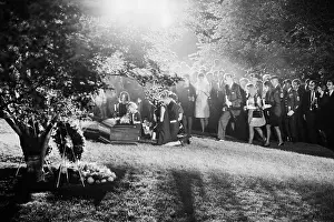View of Graveside Services for Robert F. Kennedy
