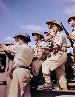 View of Haganah Troops