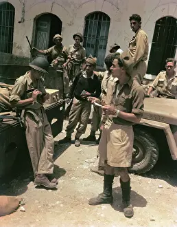 View of Haganah Troops