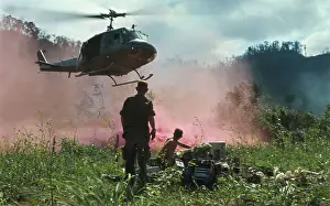 A Shau Valley Prints: View of Helicopters Landing