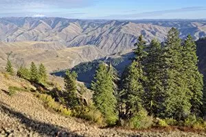 Images Dated 17th October 2011: View from Hells Canyon Overlook, Oregon, USA