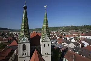 Images Dated 30th April 2012: View of the historic district of Beilngries, Altmuehltal valley, Bavaria, Germany, Europe