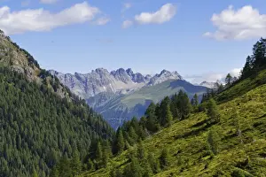 Karnten Prints: View from Hochweisssteinhaus mountain hut towards the Lienz Dolomites