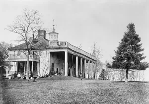 Mount Vernon Prints: View of Home of George Washington