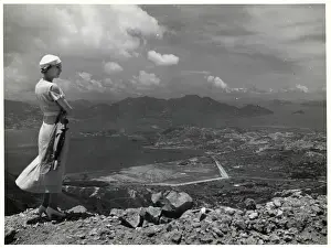 Hong Kong Prints: View Of Hong Kong From Smugglers Pass