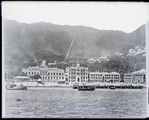 Hong Kong Prints: View Of Hong Kong From The Water