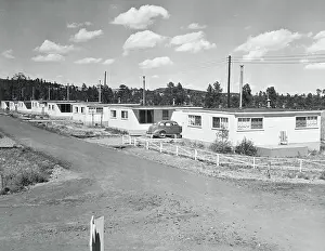 View of Houses Where Atomic Bomb Developers Lived