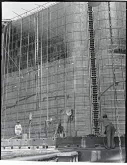 Panama Prints: View of Huge Canal Structure
