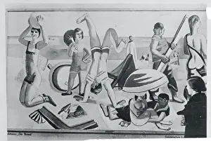 View of Illustrative German Painting