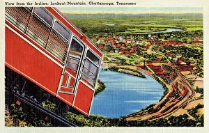 Lookout Prints: View from the incline, Lookout Mountain