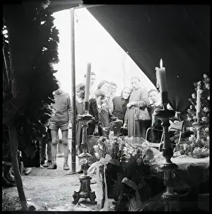 Romany Prints: View From Inside Tent Of Gypsy Queen