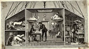 North Pole Prints: View of The Interior of The Car