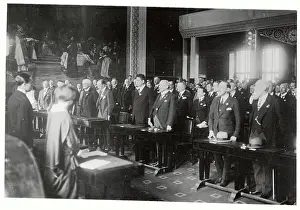 Prague Prints: View of International Olympia Congress Opening