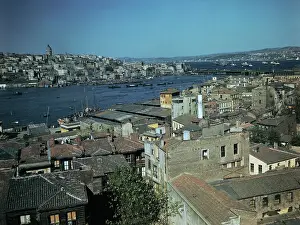 Istanbul Prints: View of Istanbul from European Side