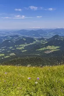 Images Dated 5th August 2012: View from Kehlsteinhaus, known as Eagles Nest, towards the Alps, Berchtesgadener Land, Bavaria