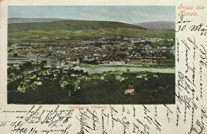 Hamelin Prints: View from the Kluetturm, Hameln